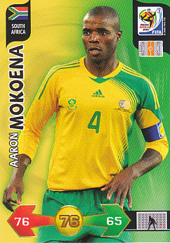 Aaron Mokoena South Africa Panini 2010 World Cup #317